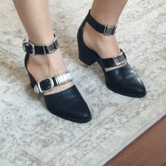 EEIGHT “Marion” strappy buckle shoes - Picture 2 of 7